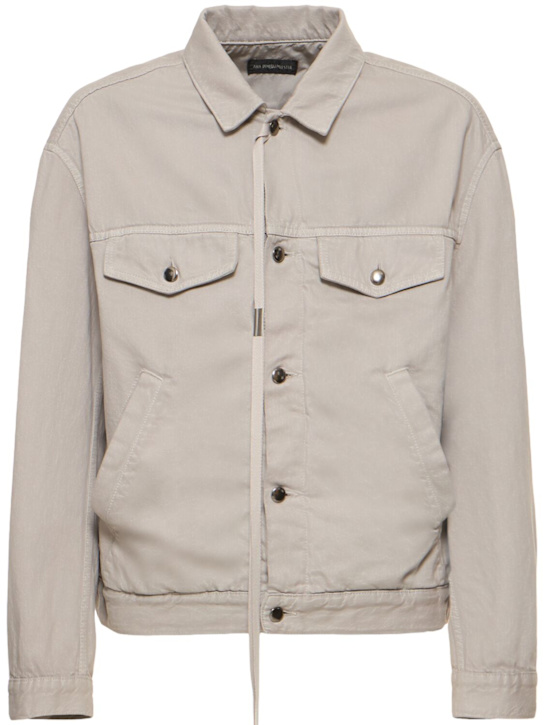 Ann Demeulemeester: Patrick 5 pocket cotton blouson - men_0 | Luisa Via Roma