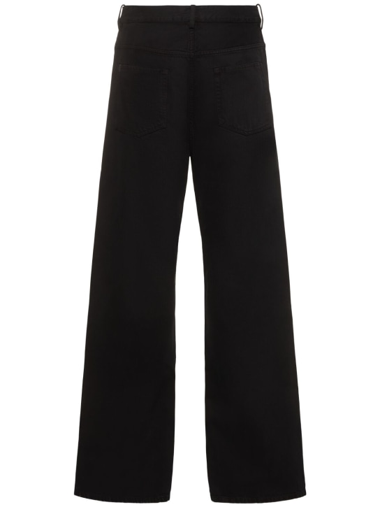 Ann Demeulemeester: Ronald 5 pocket cotton pants - Black - men_4 | Luisa Via Roma