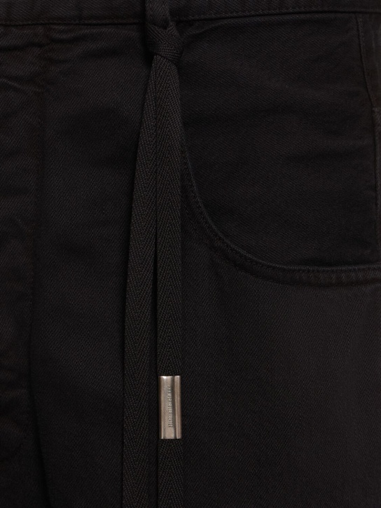 Ann Demeulemeester: Ronald 5 pocket cotton pants - Black - men_3 | Luisa Via Roma