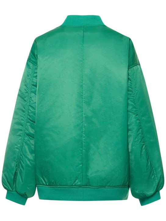 The Frankie Shop: Astra nylon bomber jacket - Yeşil - women_1 | Luisa Via Roma