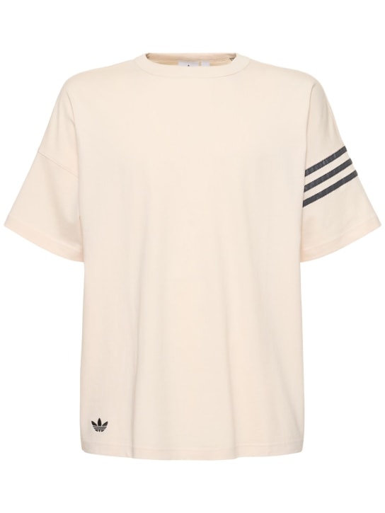 adidas Originals: T-Shirt aus Baumwolle „Neuclassic“ - Weiß - men_0 | Luisa Via Roma