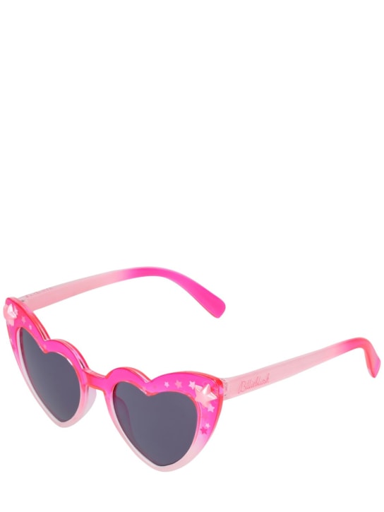 Billieblush: Heart sunglasses - Fuchsia - kids-girls_1 | Luisa Via Roma