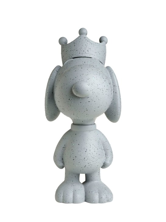 Leblon Delienne: Figur „Snoopy Crown Granit“ - Grau - ecraft_0 | Luisa Via Roma