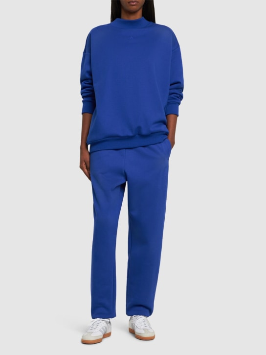 adidas Originals: Sweat-shirt One Fleece Basketball - Bleu - women_1 | Luisa Via Roma
