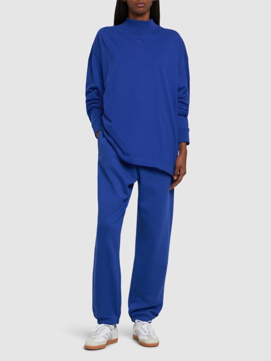 adidas Originals: Camiseta con manga larga - Azul - women_1 | Luisa Via Roma