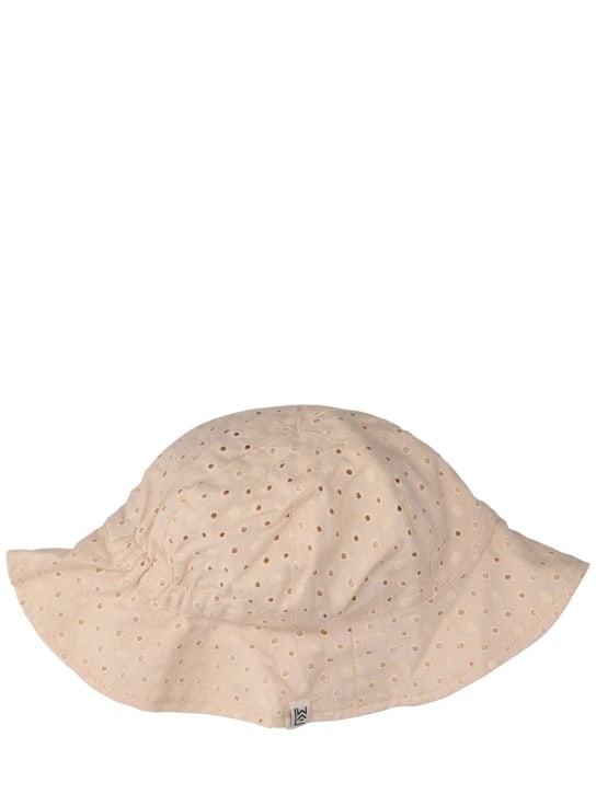 Liewood: Organic cotton sun hat - Pembe - kids-girls_1 | Luisa Via Roma