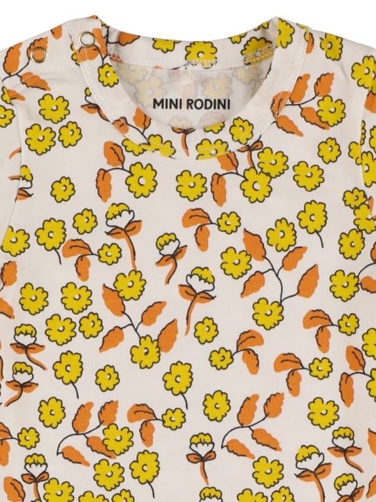 Mini Rodini: 印花弹力棉质连体衣 - 多色 - kids-boys_1 | Luisa Via Roma
