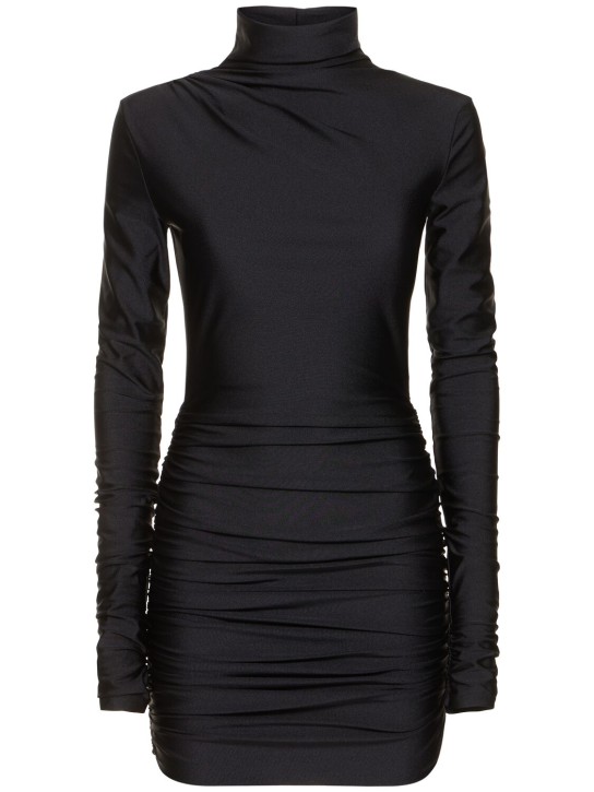 The Andamane: Oleandra jersey mini dress - Black - women_0 | Luisa Via Roma