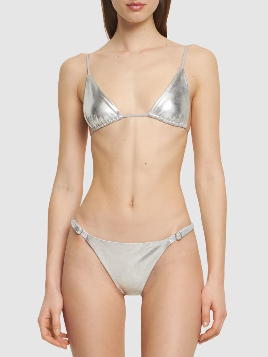 Weworewhat: Top bikini Cooper - Argento - women_1 | Luisa Via Roma