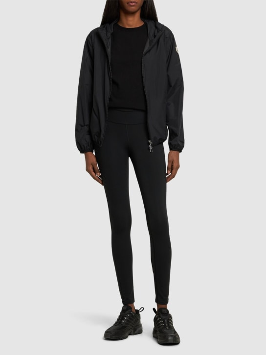 Moncler: Fegeo nylon jacket - Black - women_1 | Luisa Via Roma