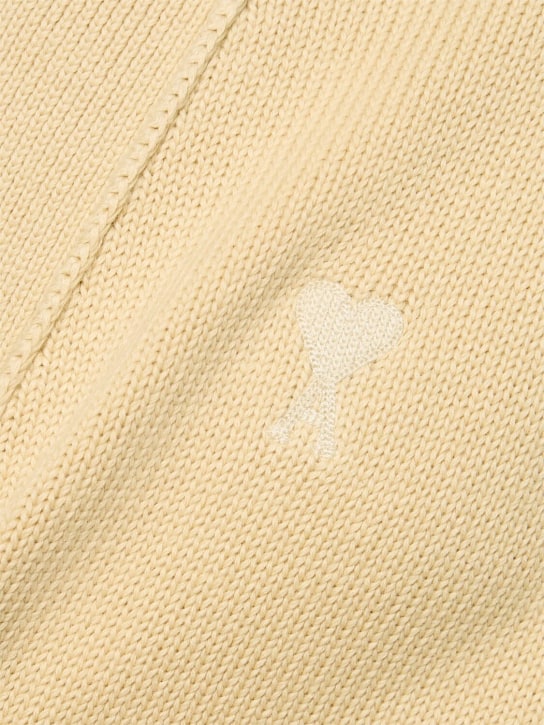 AMI Paris: ADC cotton & wool cardigan - men_3 | Luisa Via Roma