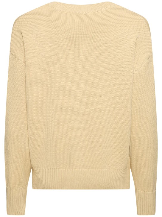 AMI Paris: ADC cotton & wool cardigan - men_4 | Luisa Via Roma