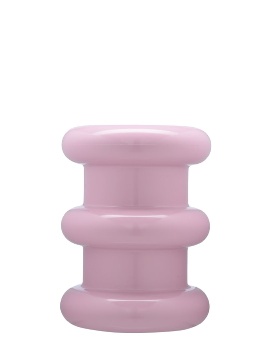 Kartell: Sottsass Pilastro stool - Pink - ecraft_0 | Luisa Via Roma