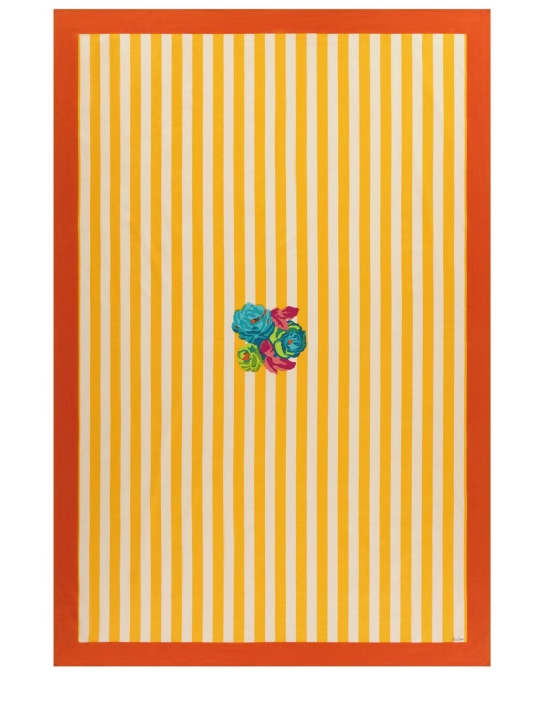 LISA CORTI: Nizam Stripes tablecloth - Sarı - ecraft_0 | Luisa Via Roma