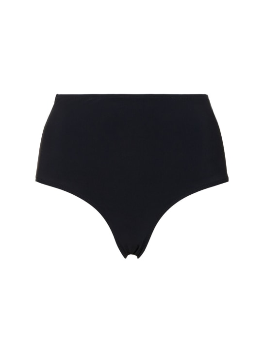 Toteme: Bas de bikini taille haute - Noir - women_0 | Luisa Via Roma