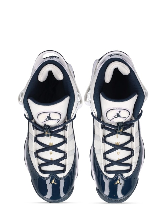 Nike: Jordan 6 Rings sneakers - White/Armory Na - kids-boys_1 | Luisa Via Roma