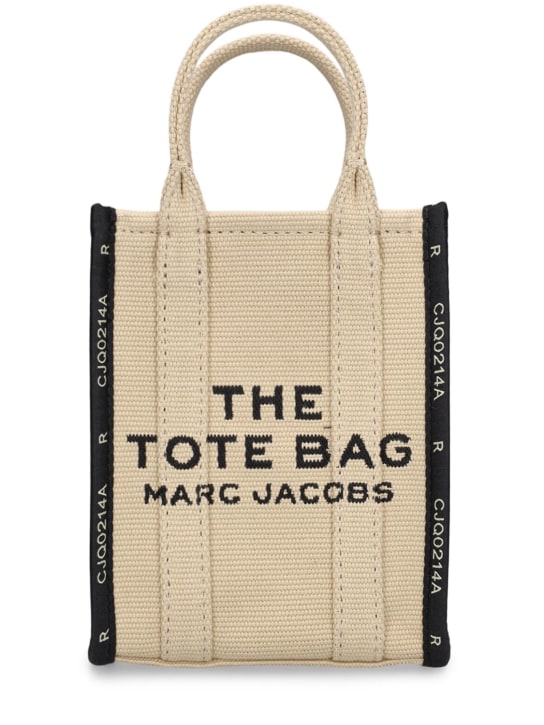 Marc Jacobs: Tasche aus Jacquard „The Phone Tote“ - Warm Sand - women_0 | Luisa Via Roma