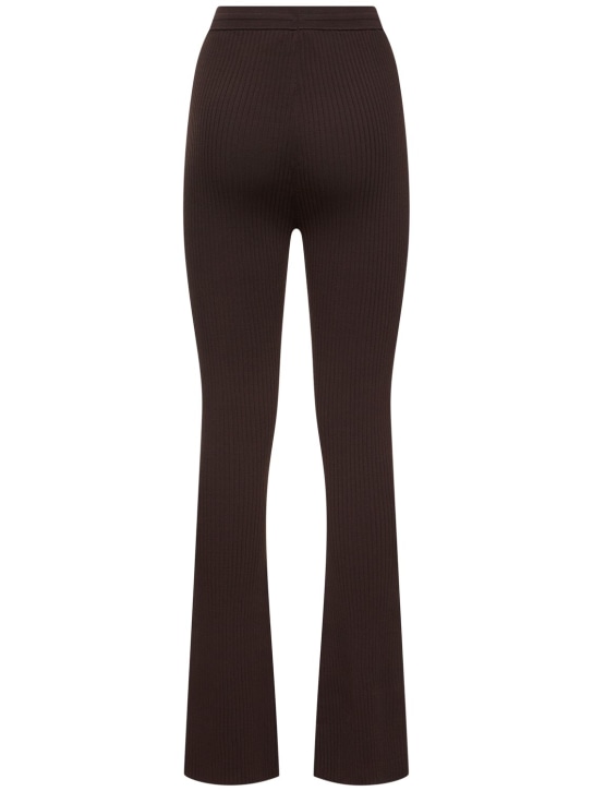 Nanushka: Cornelie viscose drawstring sweatpants - women_4 | Luisa Via Roma