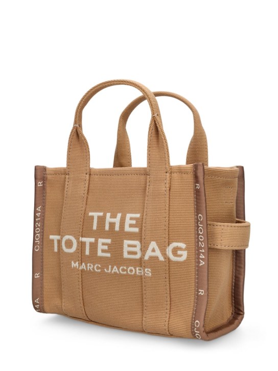 Marc Jacobs: The Small Tote cotton blend bag - Camel - women_1 | Luisa Via Roma