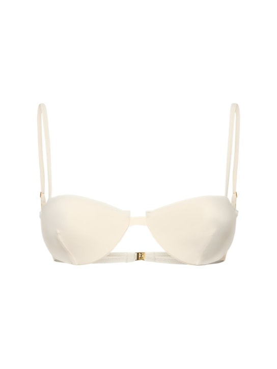 Toteme: Bra bikini top - Beyaz - women_0 | Luisa Via Roma