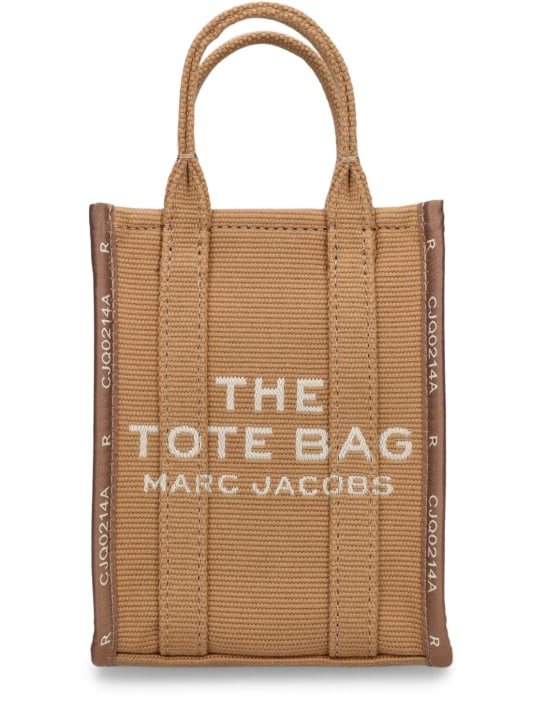 Marc Jacobs: The Phone Tote jacquard bag - Camel - women_0 | Luisa Via Roma