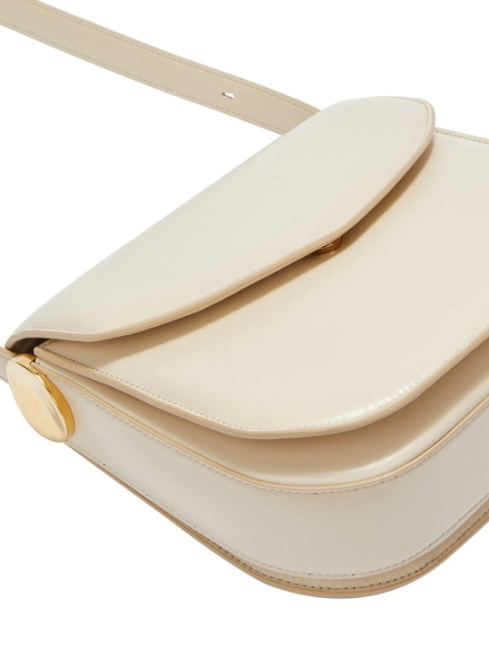 Jil Sander: Medium Coin leather crossbody bag - women_3 | Luisa Via Roma