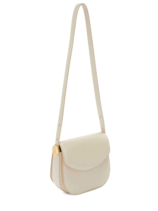 Jil Sander: Medium Coin leather crossbody bag - women_2 | Luisa Via Roma