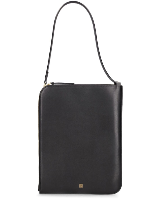 Toteme: Slim palmellata leather tote bag - women_0 | Luisa Via Roma