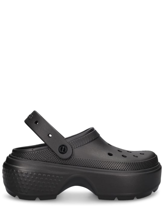 Crocs: Stomp厚底鞋 - 黑色 - women_0 | Luisa Via Roma