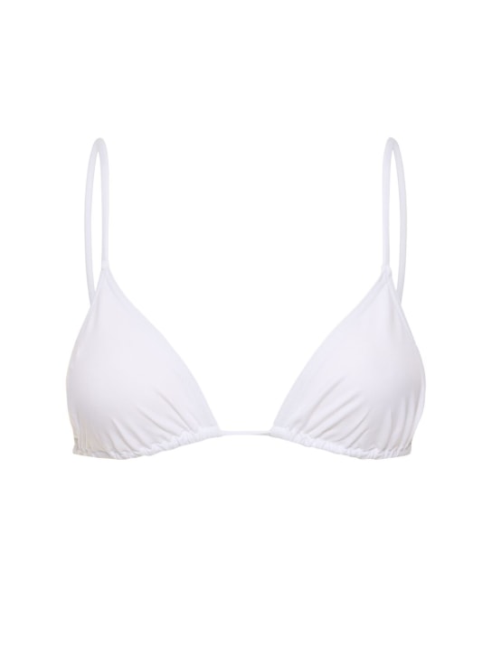 Eres: Mouna triangle bikini top - Beyaz - women_0 | Luisa Via Roma