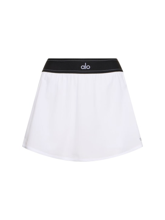 Alo Yoga: Match Point tennis skirt - White - women_0 | Luisa Via Roma