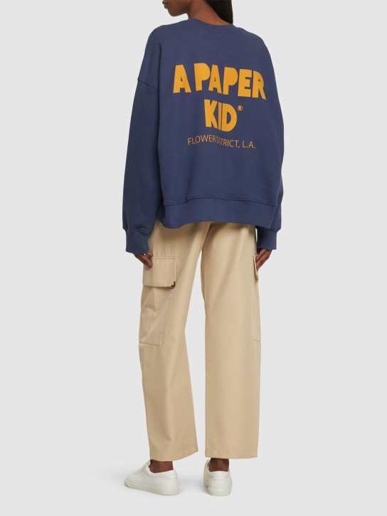 A Paper Kid: Unisex sweatshirt - Mavi - women_1 | Luisa Via Roma
