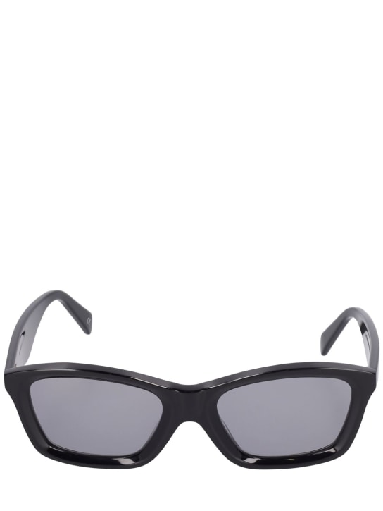 Toteme: The Classic squared acetate sunglasses - Black/Grey - women_0 | Luisa Via Roma