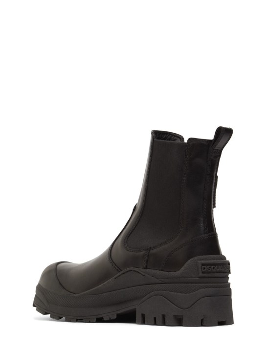 Dsquared2: Botas de piel - men_3 | Luisa Via Roma