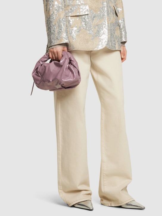 Dries Van Noten: Large Duffle soft leather bag - women_1 | Luisa Via Roma