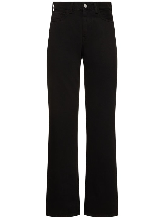 Carhartt WIP: Jeans rectos con cintura alta - Negro - women_0 | Luisa Via Roma