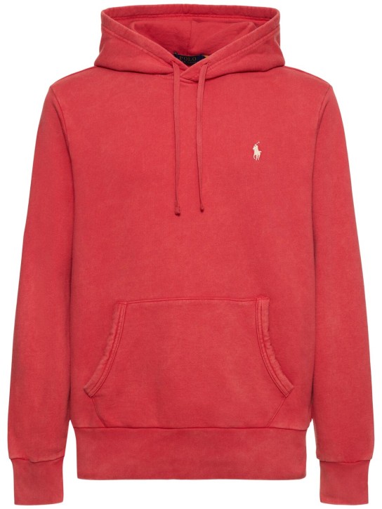 Polo Ralph Lauren: Hooded sweatshirt - Post Red - men_0 | Luisa Via Roma