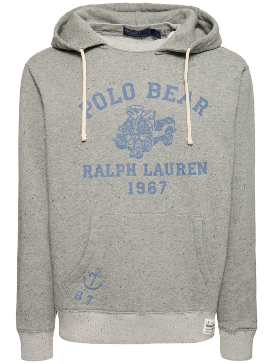 Polo Ralph Lauren: Sweat-shirt Polo Truck Bear - Loft Hthr Truck - men_0 | Luisa Via Roma