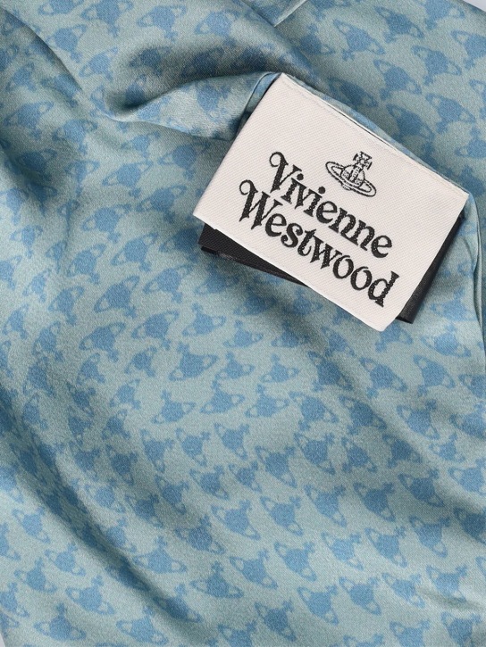 Vivienne Westwood: Hilma Orb silk scrunchie - Lavender - women_1 | Luisa Via Roma
