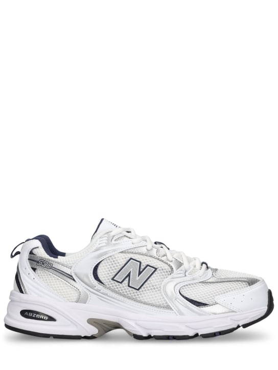 New Balance: Sneakers 530 - Blanco/Azul - men_0 | Luisa Via Roma