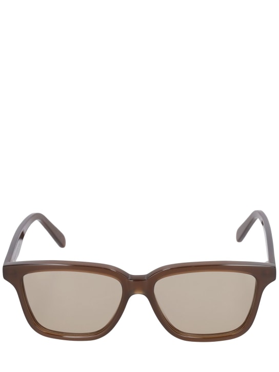 Toteme: The Squares acetate sunglasses - Brown - women_0 | Luisa Via Roma