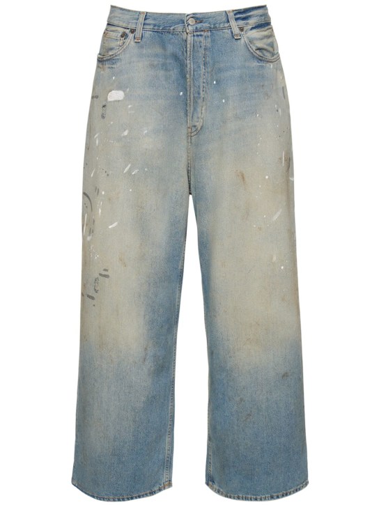 Acne Studios: 2023M loose cotton denim jeans - men_0 | Luisa Via Roma