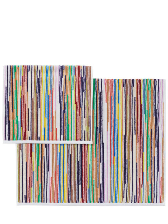 Missoni Home: Melody set of 2 towels - Multicolor - ecraft_1 | Luisa Via Roma