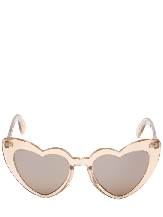 Saint Laurent: SL 181 New Wave acetate sunglasses - Transparent - women_0 | Luisa Via Roma