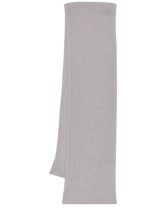 Khaite: Sciarpa Blanc in cashmere - Warm Grey - women_0 | Luisa Via Roma