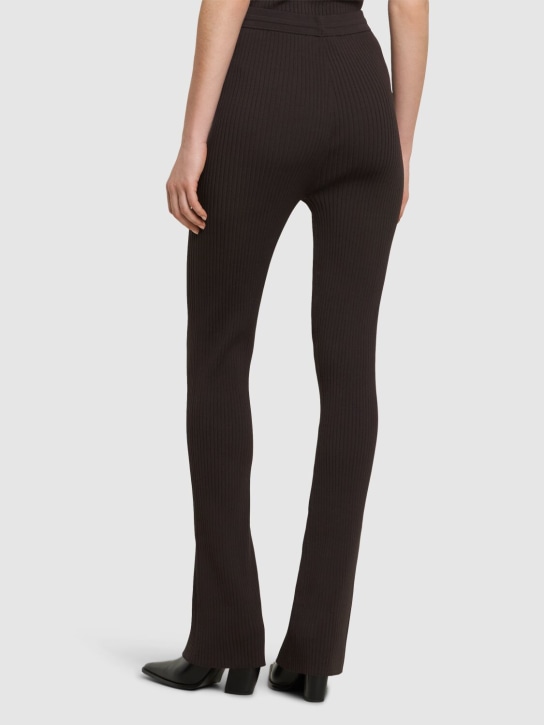 Nanushka: Cornelie viscose drawstring sweatpants - women_2 | Luisa Via Roma