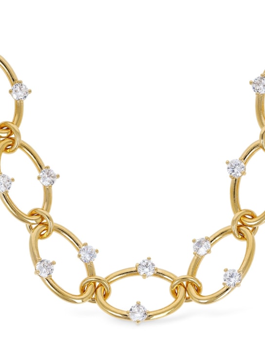Panconesi: Halsband mit Kristallen „Kismet“ - Gold/Kristall - men_1 | Luisa Via Roma