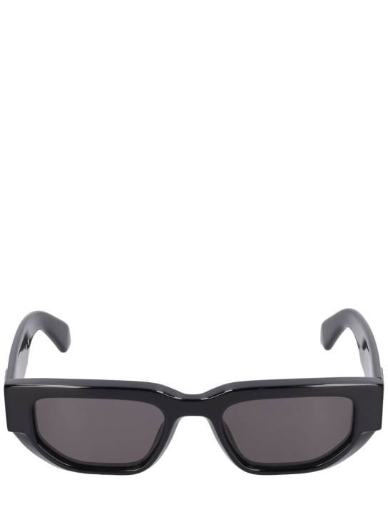Off-White: Greeley acetate sunglasses - Black - men_0 | Luisa Via Roma