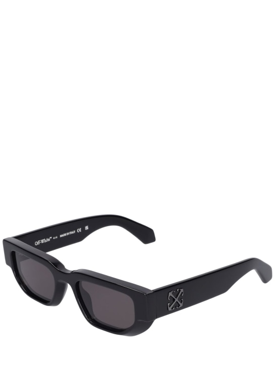 Off-White: Greeley acetate sunglasses - Black - men_1 | Luisa Via Roma