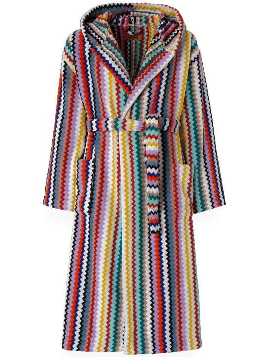Missoni Home: Riverbero hooded bathrobe - Multicolor - women_0 | Luisa Via Roma